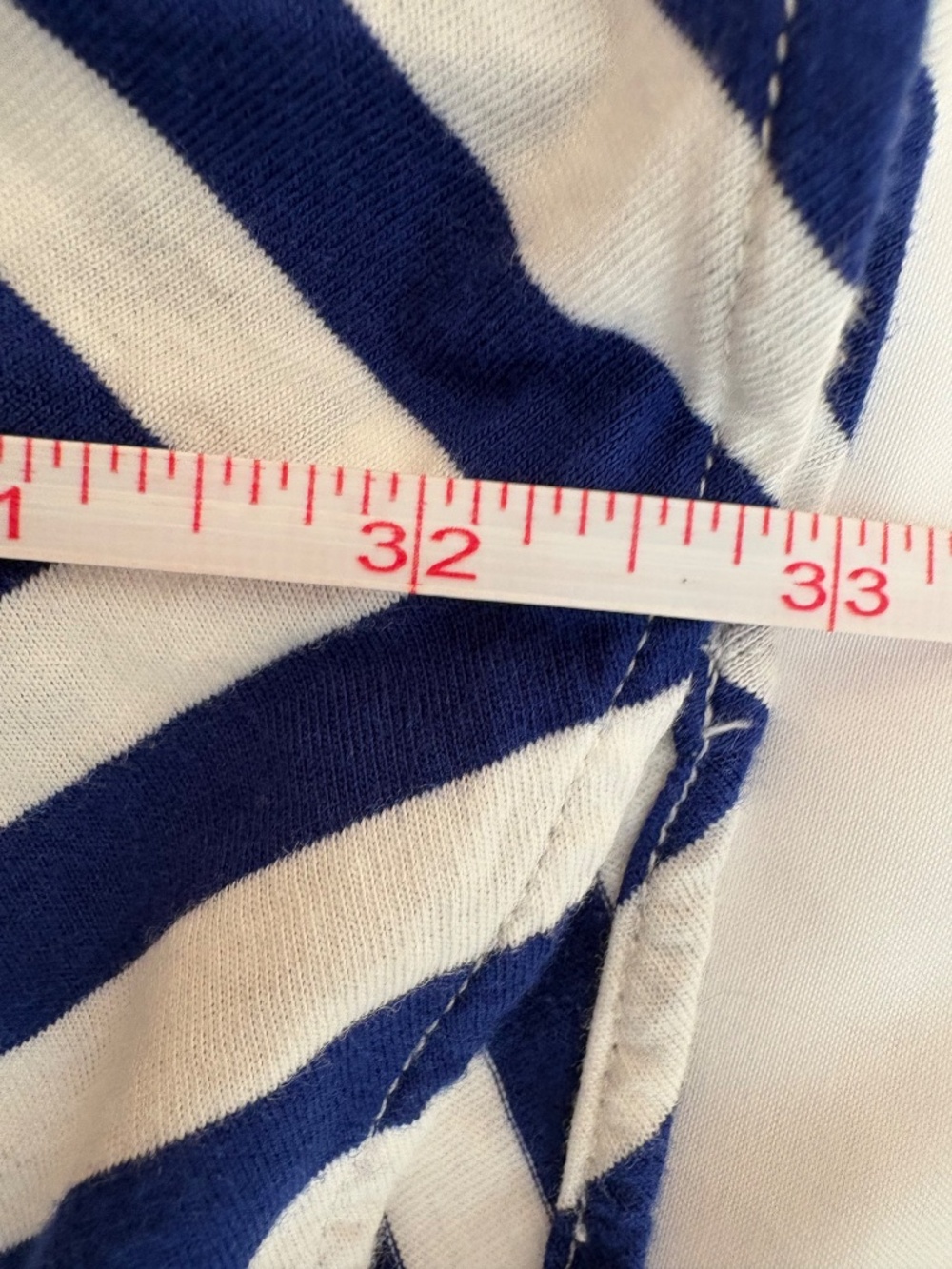 Polo Ralph Lauren Blue / White Chevron Spaghetti Strap Maxi Dress - Size S (7) - Picture 3 of 6